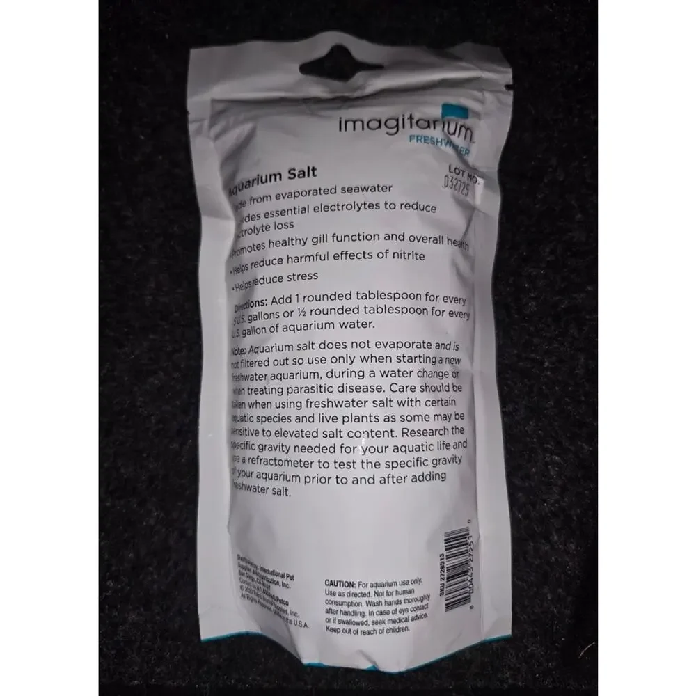 imagitarium FRESHWATER aquarium salt 1lb 4oz